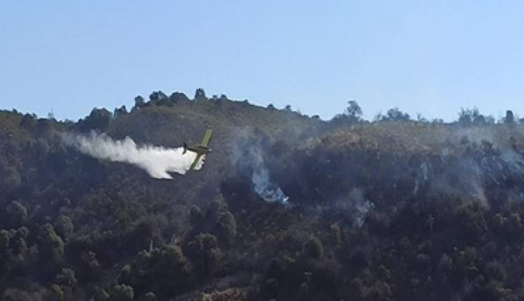 VILLA CURA BROCHERO : INCENDIO CONTROLADO, EN LA CUESTA DE BROCHERO.