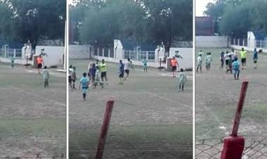 Violencia, escándalo y repudio en el fútbol infantil del Valle del Conlara, San Luis.
