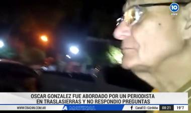 MIRA VÍDEO - Oscar González y su silencio tras la tragedia de las Altas Cumbres - Canal 10 de Córdoba.