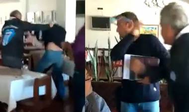 Mira Vídeo "¿A quién saludás, pedazo de garca?": golpearon a un financista acusado de estafas en un restaurante de Salta.