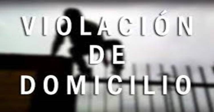 VILLA DOLORES : DETENIDO EN FLAGRANCIA POR VIOLACIÓN DE DOMICILIO, LESIONES LEVES Y AMENAZAS EN EL MARCO LEY VIOLENCIA FAMILIAR.